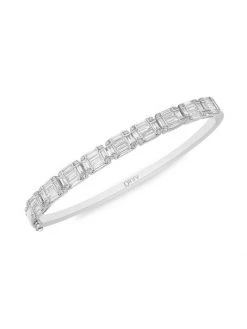 DJULA Beverly Hills 18K White Gold & Diamond Bangle