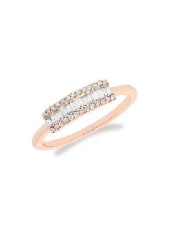 DJULA Eclat 18K Rose Gold & Diamond Ring
