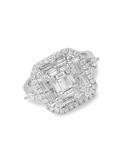DJULA Jodie 18K White Gold & Diamond Ring