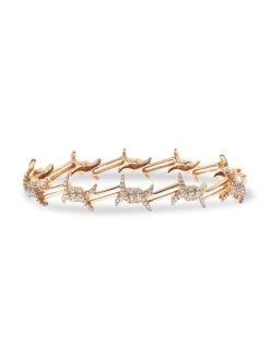 DJULA Barbelé 18K Rose Gold & Diamond Men's Bracelet For Men