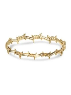 DJULA Barbelé 18K Yellow Gold Bracelet
