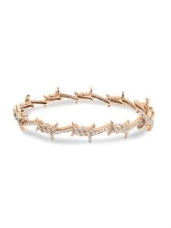DJULA Barbelé 18K Rose Gold & Diamond Bracelet