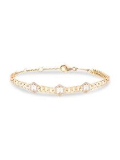 DJULA Sublissime N°2 18K Yellow Gold & Diamond Bracelet