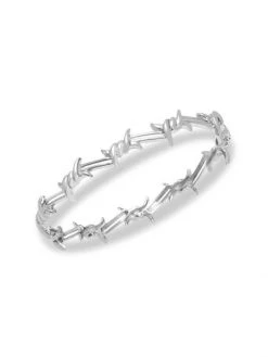 DJULA Barbelé18K White Gold Bracelet
