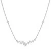 DJULA Mini Line Fairytale 18K White Gold & Diamond Pendant Necklace