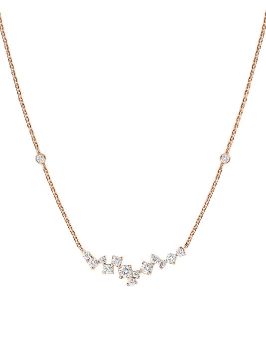 DJULA Fairytale 18K Rose Gold & Diamond Pendant Necklace