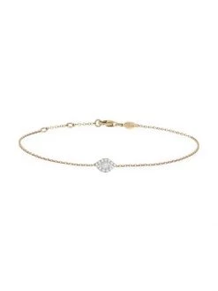 DJULA Magic Touch 18K Yellow Gold & Diamond Eye Chain Bracelet