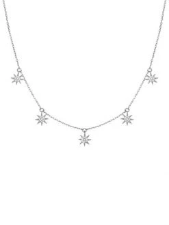 DJULA Soleil 18K White Gold & Diamond Necklace