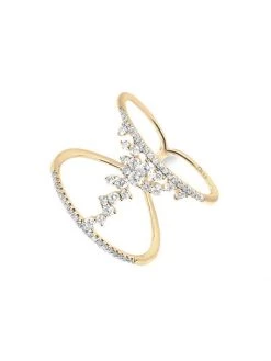 DJULA Fairytale 18K Yellow Gold & Diamond Cage Ring