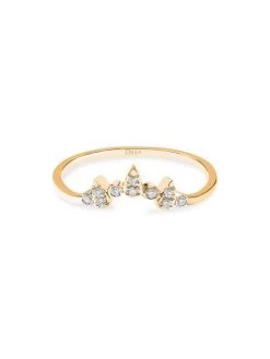 DJULA Mix & Match Multi-Spikes 18K Yellow Gold & Diamond Ring