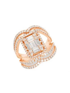 DJULA Garance 18K Rose Gold & Diamond Ring